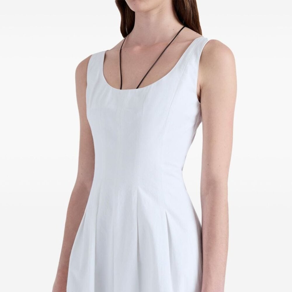 Proenza Schouler - White Pleated Cotton Dress (NWT)